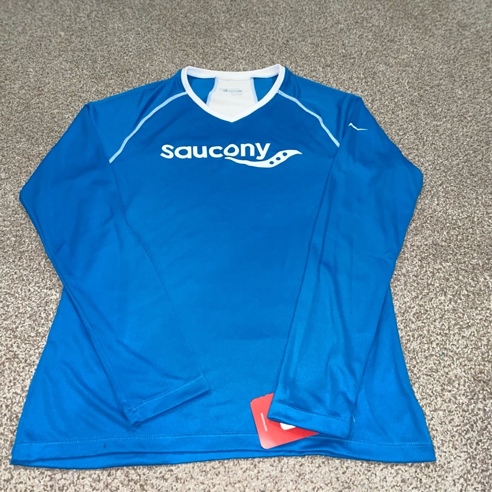 New! Saucony Long Sleeve Running Shirt